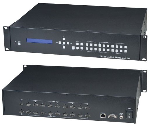 Матричный коммутатор HDMI SC&T HS10MD