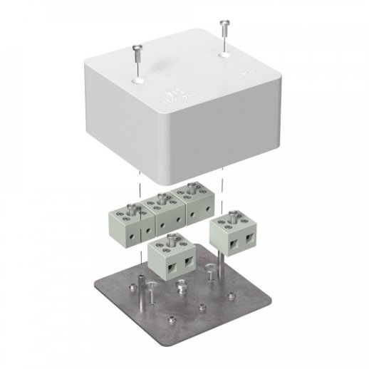 Коробка огнестойкая 85х85х45 (латунь) (40-0460-FR6.0-10-Е60)