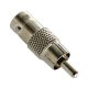 Переходник разъемов Прочие зарубежные BNC (гнездо)-RCA (штекер) коннектор