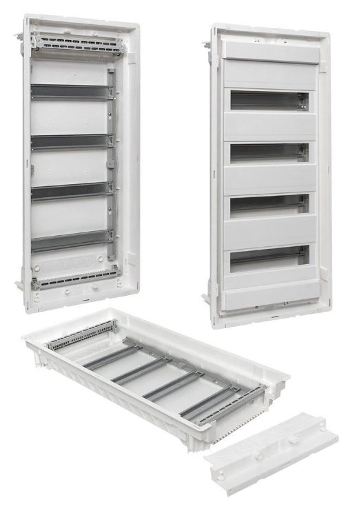 Nova (с DIN-рейками) 48 модулей 4 габарит IP40 PROxima (nv-pbase-48)