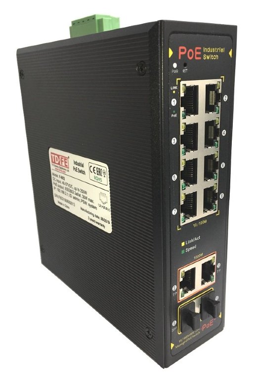Коммутатор 8-портовый с PoE FARADAY F-802