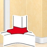 Отвод угловой LegranD Отвод угловой для короба DLP 35х80/105, 50х80/150 (010763)