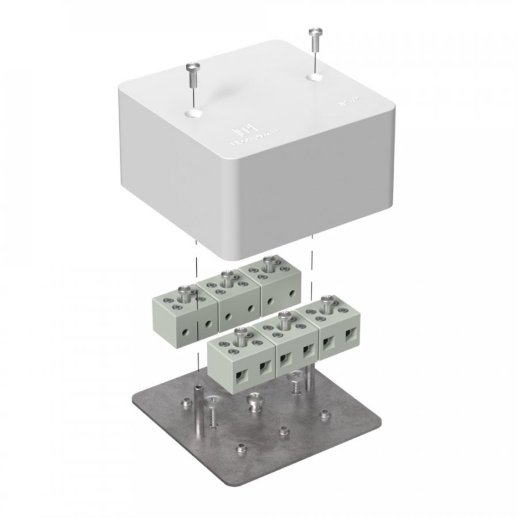 Коробка огнестойкая 85х85х45 (латунь) (40-0460-FR6.0-12-Е60)