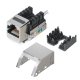 Вставка Keystone Jack RJ-45 CABEUS KJ-RJ45-Cat.5e-SH-90 (7958c)
