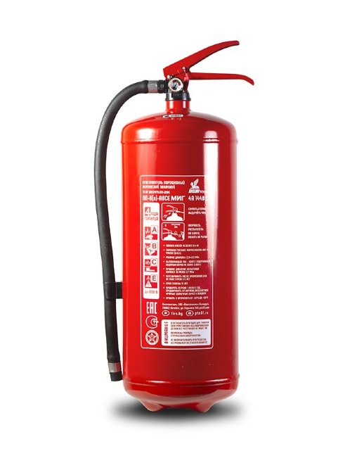 Огнетушитель порошковый закачной Пожтехника Центр ОП-8(з)-АВСЕ МИГ