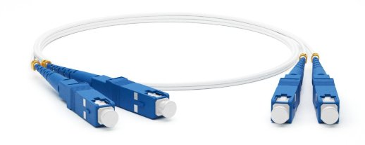 Патч-корд волоконно-оптический SC-SC Hyperline FC-D2-9A1-SC/UR-SC/UR-H-1M-LSZH-WH