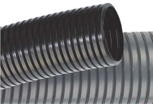 Труба гофрированная не распространяющая горение, безгалогенная, без протяжки ДКС Труба ПА 6, ПВ-2 черная DN23мм (PA602329F2)