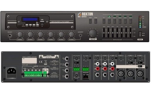Усилитель комбинированный зональный, 480 Вт ROXTON MX-480
