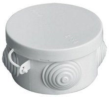 Коробка ОП D65х40мм, крышка, IP54, 4вх. (SQ1401-0101)