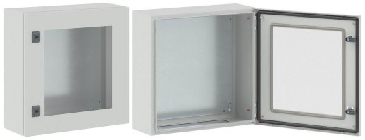 Навесной шкаф с прозрачной дверью ДКС Навесной шкаф CE, 500x500x200 мм, IP66 (R5CEX0552)