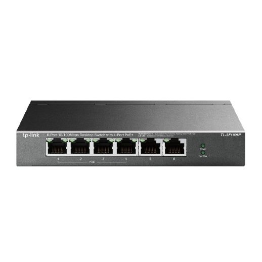 Коммутатор 6-портовый с PoE TP-Link TL-SF1006P
