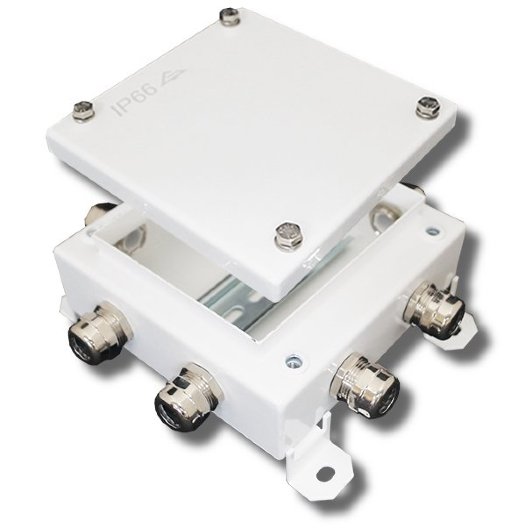 Коробка монтажная огнестойкая Гефест КМ-О (16к*10,0)-IP54-1515, 8 вводов