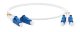 Патч-корд волоконно-оптический LC-LC Hyperline FC-D2-9A1-LC/UR-LC/UR-H-1M-LSZH-WH