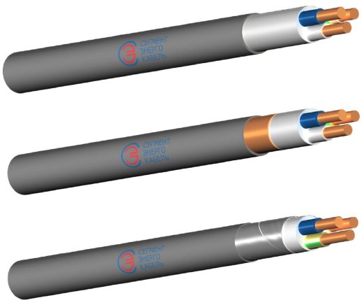 Кабель силовой, не распространяющий горение, не содержащих галогенов Сегмент Энерго ППГнг(А)-HF 4х6 -1 кВ (ГОСТ)