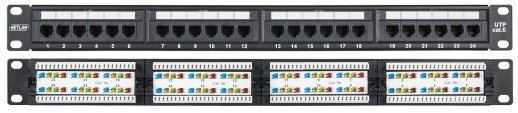 Патч-панель 19"" NETLAN EC-URP-24-UE2