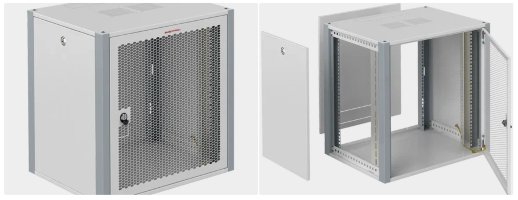 Шкаф настенный 19", 18U SYSMATRIX WP 6418.730 (8003s)