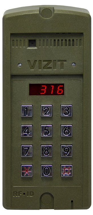 Вызывная панель цветная VIZIT БВД-316FCP