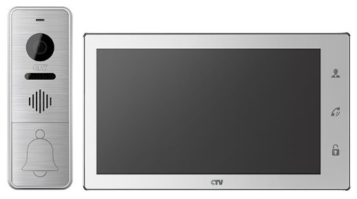 Комплект видеодомофона CTV CTV-DP4706AHD W (белый)