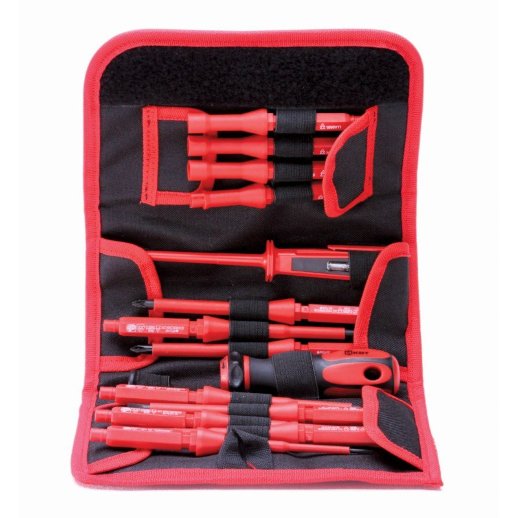 Набор диэлектрических отверток со сменными стержнями КВТ НИО-1113