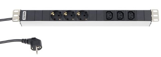 Блок розеток 19" Hyperline SHT19-3SH-3IEC-2.5EU
