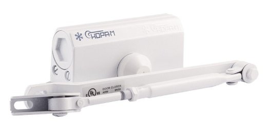 Доводчик дверной NORA-M НОРА-М №2S (белый)