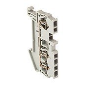 Колодка клеммная пружинная EKF JXB-ST-2.5 3-проводная, серая (plc-jxb-st-2.5-3)