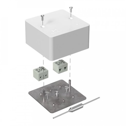 Коробка огнестойкая 85х85х45 (латунь) (40-0460-FR6.0-4-П-Е60)