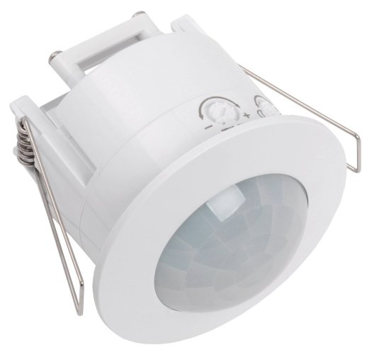 Датчик движения потолочный врезной IEK ДД 201 (LDD11-201-1200-001) белый