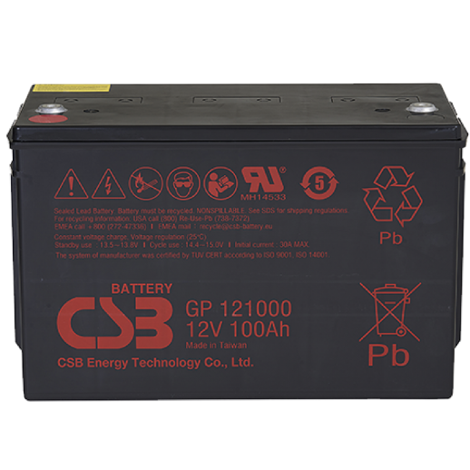 Аккумулятор герметичный свинцово-кислотный CSB CSB GP 121000