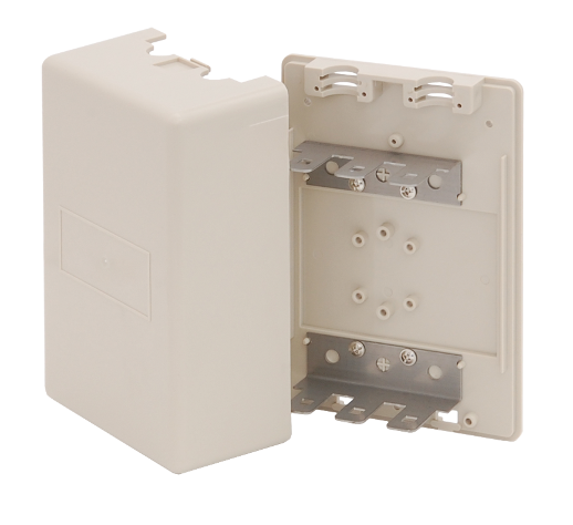 Бокс настенный на 3 плинта NIKOMAX NMC-WBPL3-P