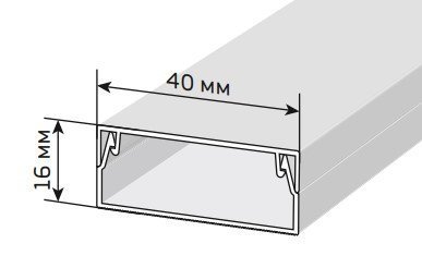 Короб IEK Короб 40х16 ЭЛЕКОР (CKK10-040-016-1-K01)