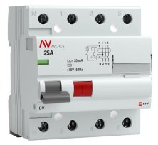 DV 4P 25А/ 30мА (AC) AVERES (rccb-4-25-30-ac-av)