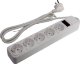Сетевой фильтр 5 розеток, 1.8м, белый 5bites SP5W-118