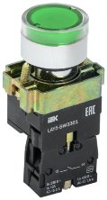 Кнопка LAY5-BW3361 с подсветкой зеленый 1з (BBT50-BW-K06)