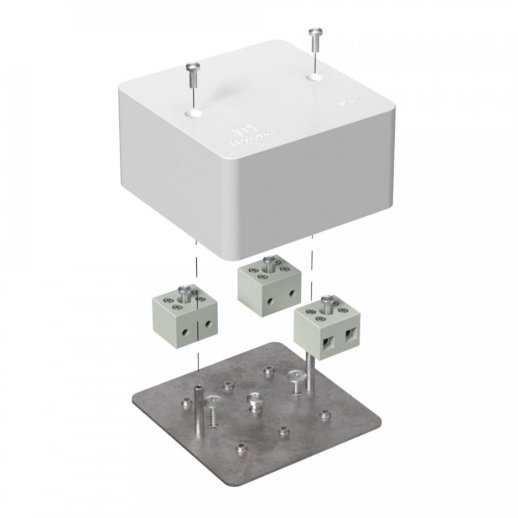 Коробка огнестойкая 85х85х45 (латунь) (40-0460-FR6.0-6-Е60)