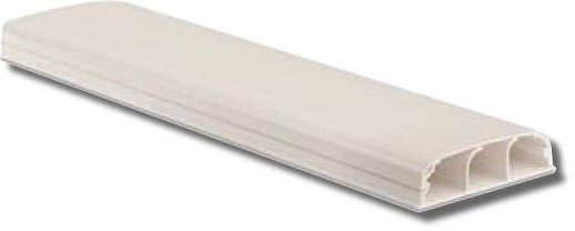 Короб плинтусного типа, трехсекционный, с крышкой ДКС Короб 70х22мм плинтусного типа (07200)