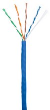 U/UTP 4pair, Cat5e, In, PVC (EC-UU004-5E-PVC-BL)