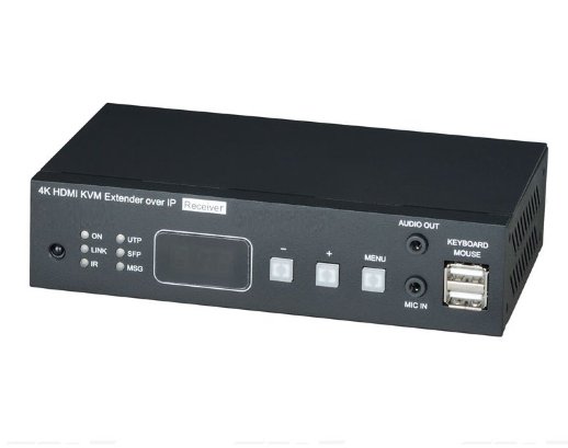 Удинитель HDMI, USB, аудио, RS232, ИК-сигналов SC&T HKM02BPR-4K