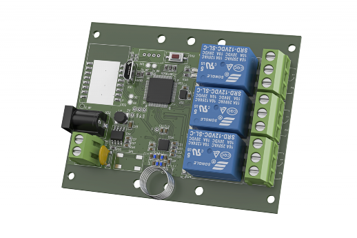 Реле радиоканальное RRC-01-r 3 выхода 433 МГц