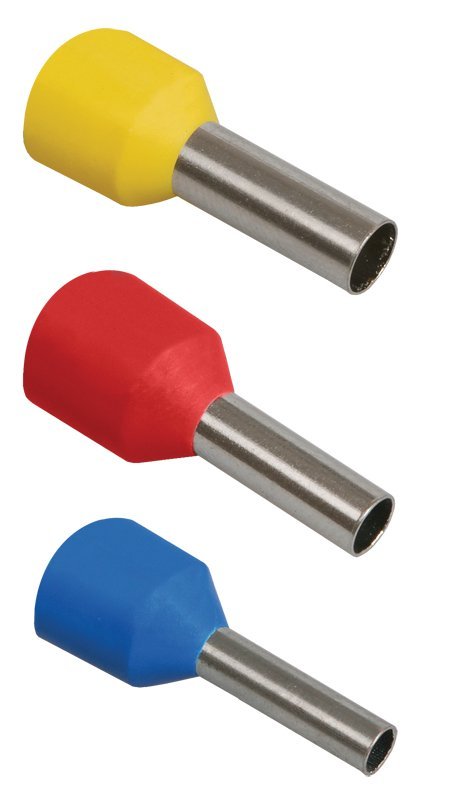 Наконечник-гильза под один провод IEK Наконечник-гильза Е0508 оранжевый (20 шт) (UGN10-4-D05-02-08)