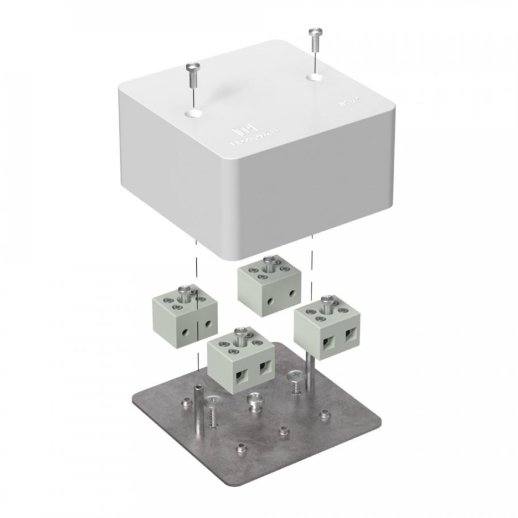 Коробка огнестойкая 85х85х45 (латунь) (40-0460-FR6.0-8-Е60)