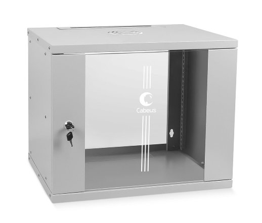 Шкаф настенный 19", 6U CABEUS WSC-05D-6U55/45 (10170c)