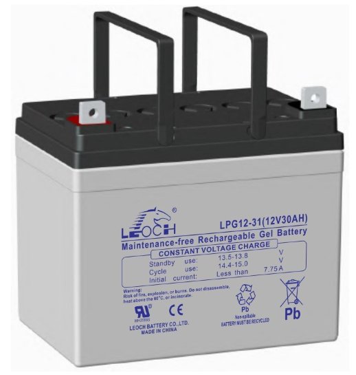 Аккумулятор герметичный свинцово-кислотный LEOCH LEOCH LPG 12-31