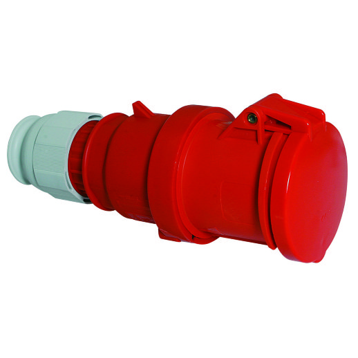 Розетка кабельная 63A 5р(3P+N+PE) 6h 400V IP44 (3112)