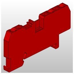 Клемма проходная на DIN рейку WAGO WAGO 280-653 клемма 3-х проводная