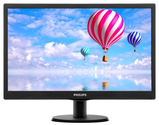 Монитор LCD 21,5 дюймов PHILIPS PHILIPS 223V5LSB2 (10/62) 21.5" черный