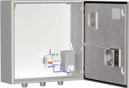 Шкаф монтажный с обогревом и вентиляцией Тахион ТШ-1В