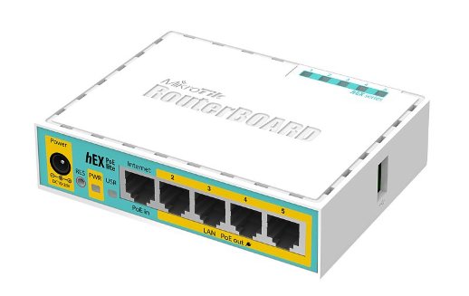 Коммутатор 4-портовый Gigabit Ethernet с PoE Mikrotik RB750UPr2