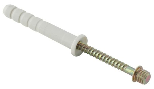 Крепежный комплект для стальных хомутов (винт-шуруп и дюбель) ДКС Крепежный комплект для стальных хомутов (100 шт) (63768)