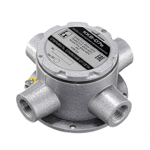 Коробка коммутационная взрывозащищенная крестообразная Эридан ККВ-07е-Ех-А-Р1-К